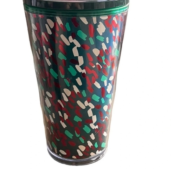 STARBUCKS 2019 Holiday Confetti Cold Cup Tumbler Coffee Mug - Picture 3 of 4